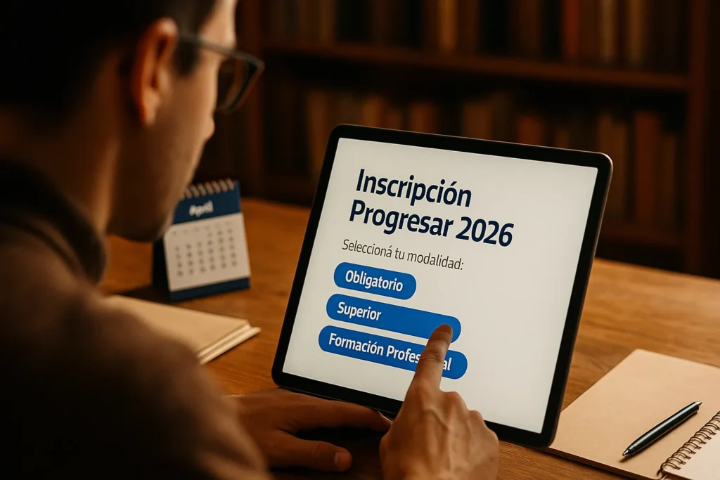 inscripción Progresar 2026