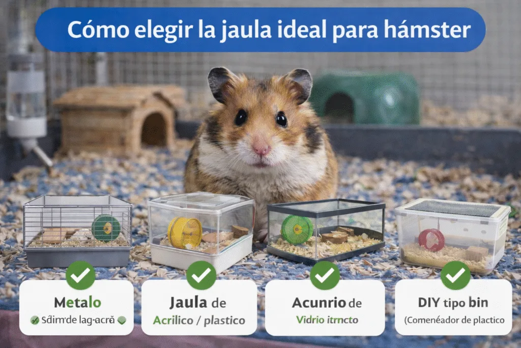 Cómo elegir la jaula ideal para hámster