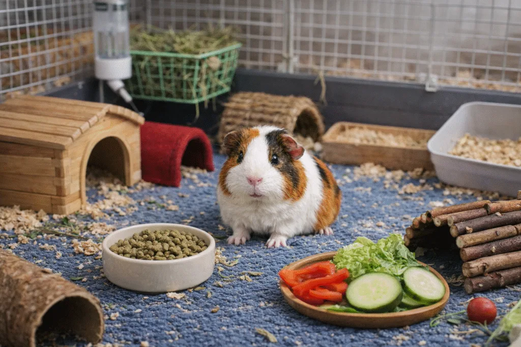 Cómo montar un ambiente cómodo para una cobaya