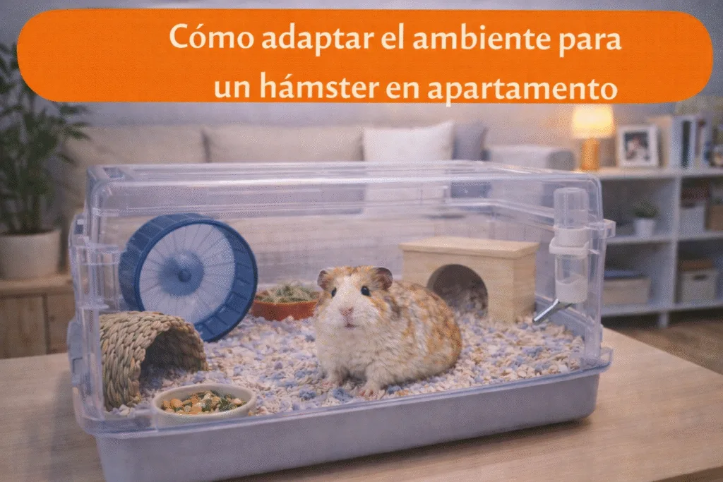 Cómo adaptar el ambiente para un hámster en apartamento