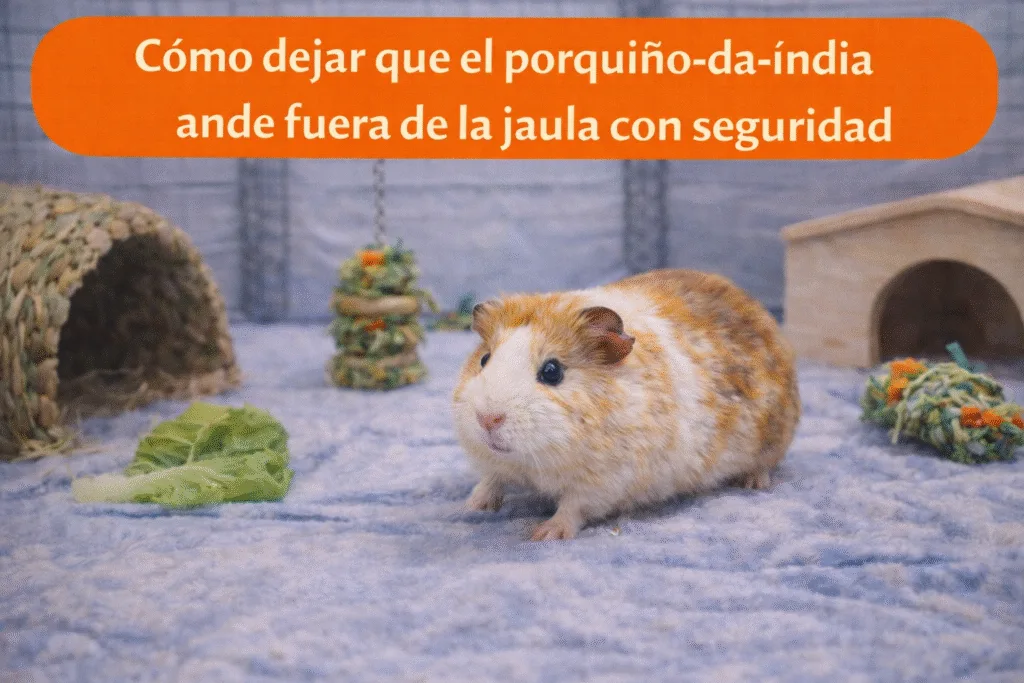 Cómo dejar que el porquiño-da-índia ande fuera de la jaula con seguridad