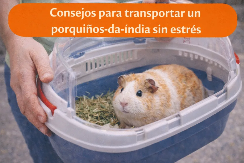 Consejos para transportar un porquiño-da-índia sin estrés