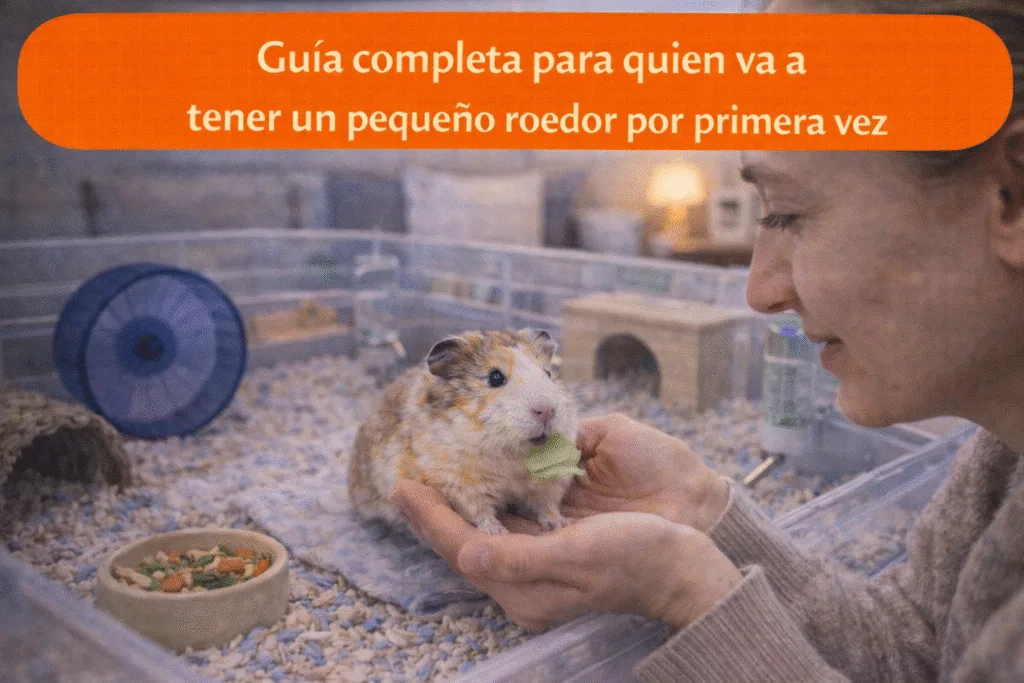 Guía completa para quien va a tener un pequeño roedor por primera vez