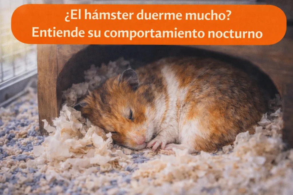 ¿El hámster duerme mucho? Entiende su comportamiento nocturno