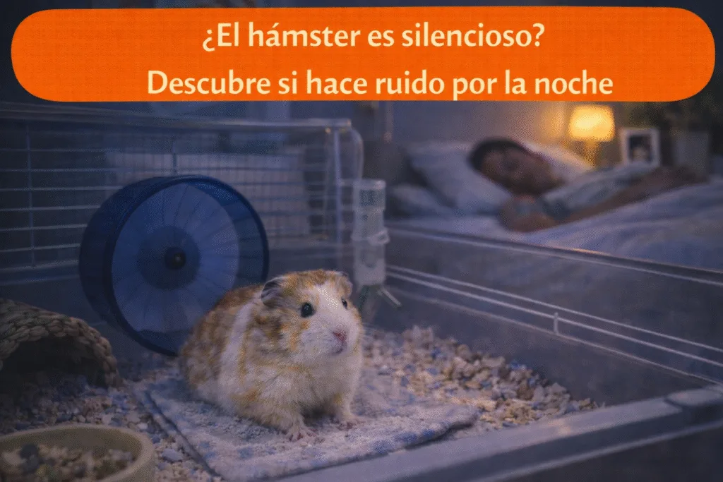 ¿El hámster es silencioso? Descubre si hace ruido por la noche