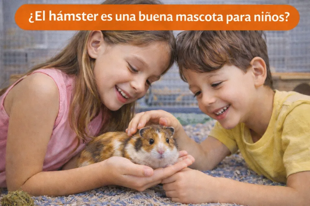 ¿El hámster es una buena mascota para niños?