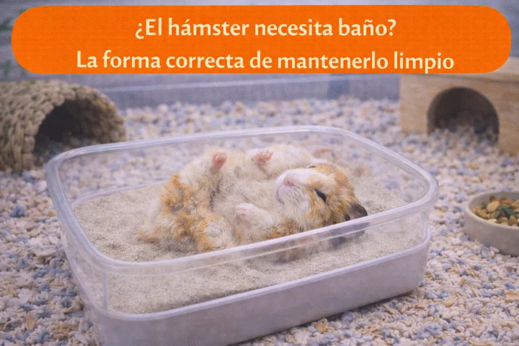 ¿El hámster necesita baño? La forma correcta de mantenerlo limpio