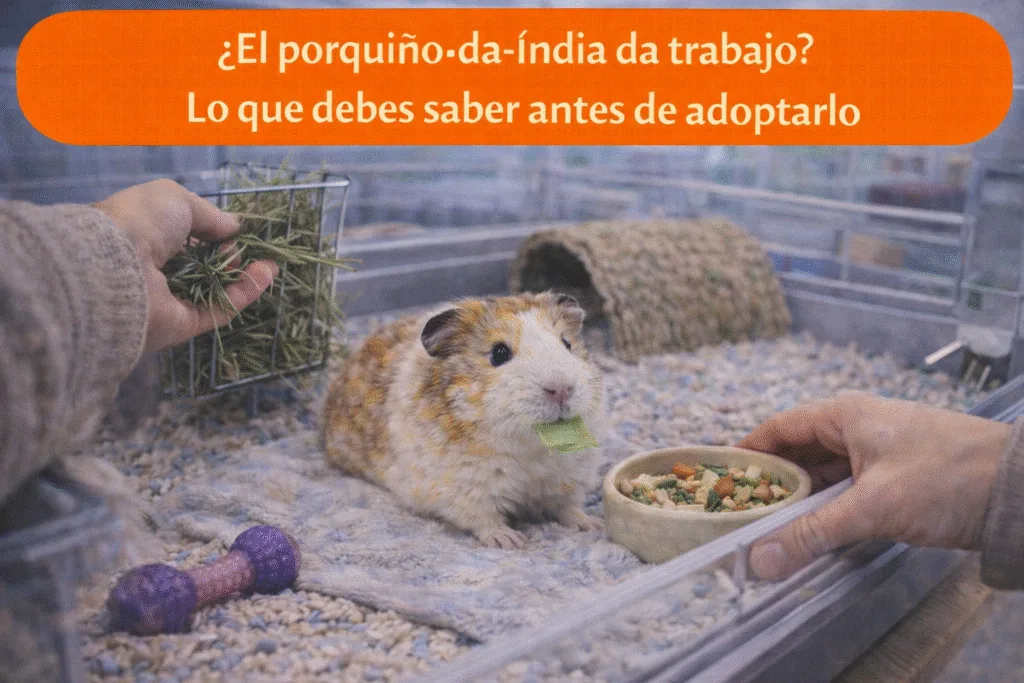 ¿El porquiño-da-índia da trabajo? Lo que debes saber antes de adoptarlo