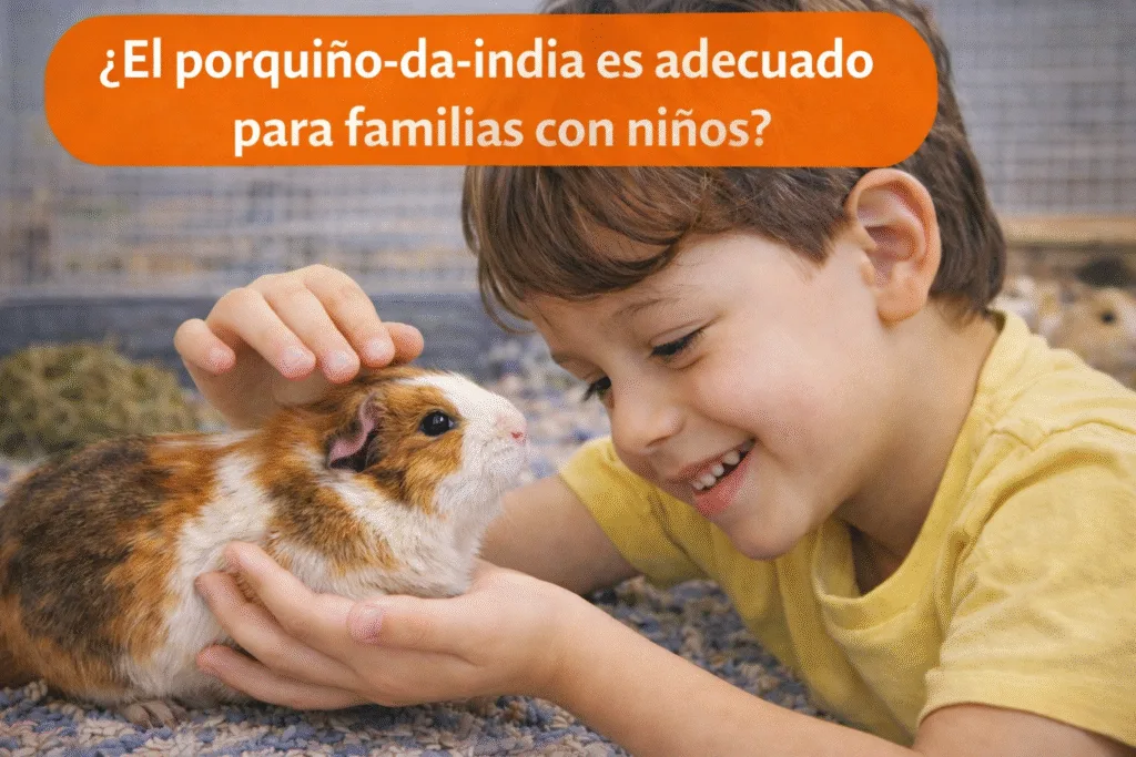 ¿El porquiño-da-índia es adecuado para familias con niños?