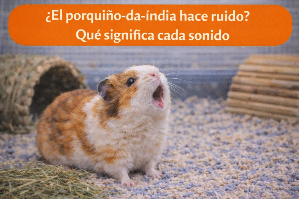 ¿El porquiño-da-índia hace ruido? Qué significa cada sonido
